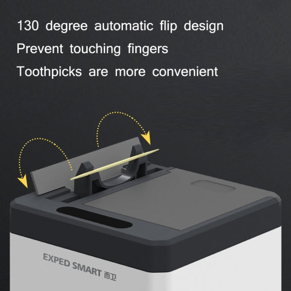 EXPED SMART Intelligent Induction Automatic Toothpick Box Household Restaurant Electric Toothpick Holder, Specification: USB Charge Version