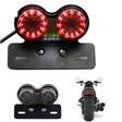 Motorcycle Modified Retro LED Integrated Rear Taillight Brake Light(Smoked Black Shell) - Signal Lights by PMC TechLife | Online Shopping South Africa | PMC TechLife | Buy Now Pay Later Mobicred
