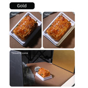 3-in-1 Reflective Board A3 Cardboard Folding Light Diffuser Board (White + Black + Gold)