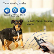 PaiPaitek PD529 Remote Control Dog Training Device Voice Control Anti-Barking Device Dog Training Device(Black)