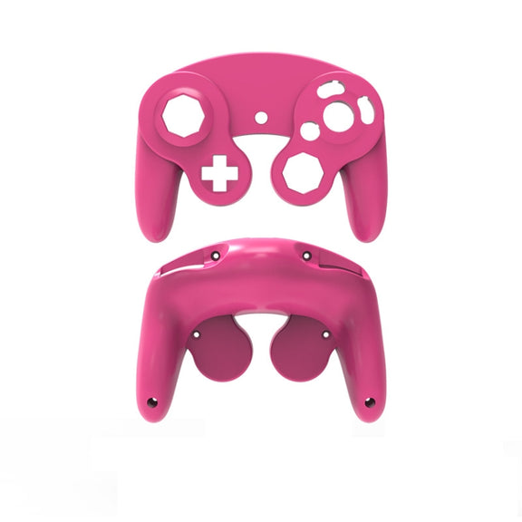 2 PCS Game Single Point Handle Shell Replacement Shell Handle Repair Parts For Nintendo NGC(Pink)