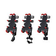 Motorcycle Metal Navigation Mobile Phone Bracket,Style: Rearview Mirror Installation (Hand Twist)