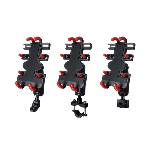 Motorcycle Metal Navigation Mobile Phone Bracket,Style: Handle Installation (Anti-theft)