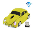 CM0010B 1200 DPI 3-keys Car Shape Wireless Mouse(Yellow) - Wireless Mice by PMC TechLife | Online Shopping South Africa | PMC TechLife | Buy Now Pay Later Mobicred