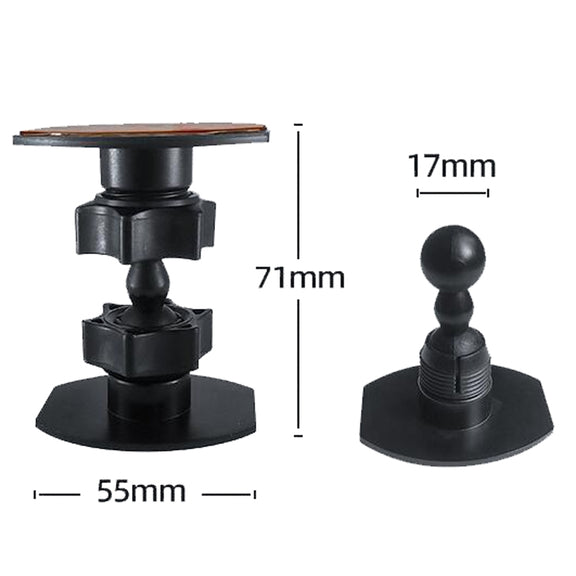 Mini Gimbal Camera Bracket Desktop Mobile Phone Bracket Recorder Car Bracket Dual Attachment Mount