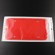 2 Sets Water-resistant Rustproof Non-damaging Car Paint Silicone License Plate Frame, Specification: Black