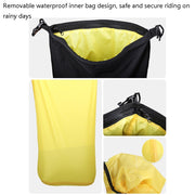 Rhinowalk Multi-Function Motorcycle Rear Seat Bag Combination Rear Shelf Pannier, Colour: Black 20L