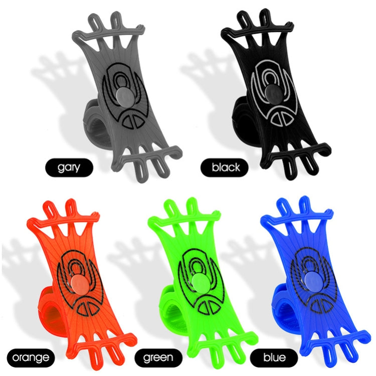 Multifunctional Silicone Bicycle Mobile Phone Holder Motorcycle Riding Navigation Fixed Bracket(Green)