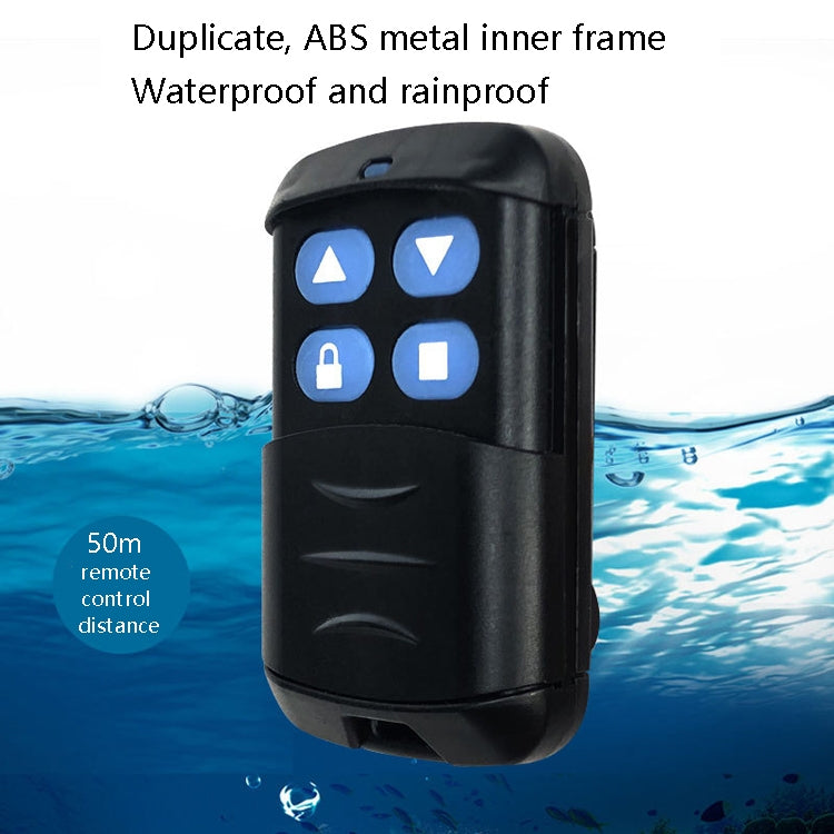 2 PCS Electric Roller Shutter Water-resistant Copy Universal Remote Controller Garage Door Remote Control Key(330MHz)