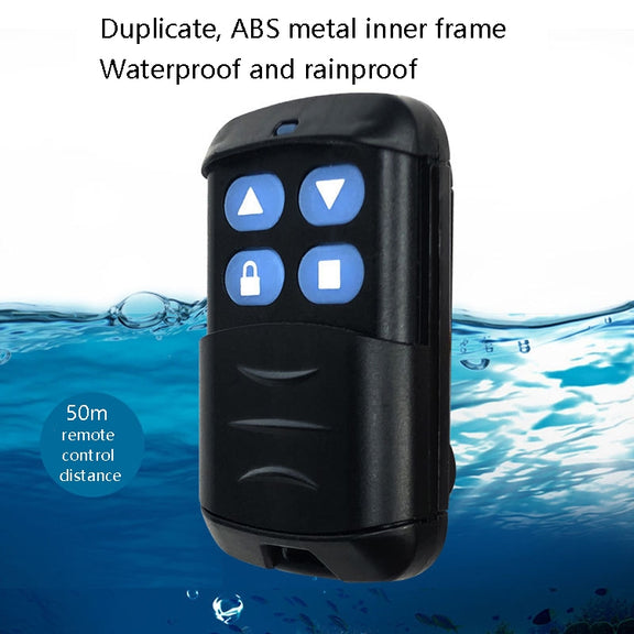 2 PCS Electric Roller Shutter Water-resistant Copy Universal Remote Controller Garage Door Remote Control Key(315MHz)