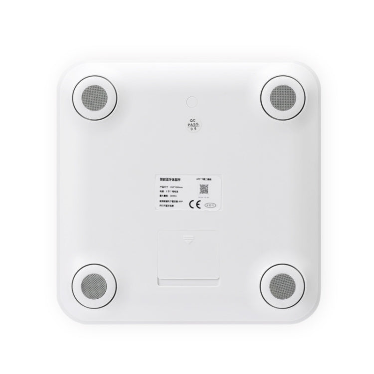 8066 Smart Body Fat Electronic Scale Home Bluetooth Weight Scale, Colour: Battery Style(White)