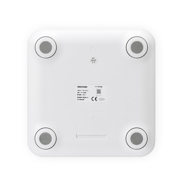 8066 Smart Body Fat Electronic Scale Home Bluetooth Weight Scale, Colour: Battery Style(White)