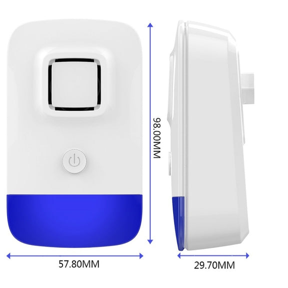 Household Ultrasonic Electronic Mosquito Repellent High-Power Frequency Conversion Mouse Repellent Specifications: UK Plug(White)