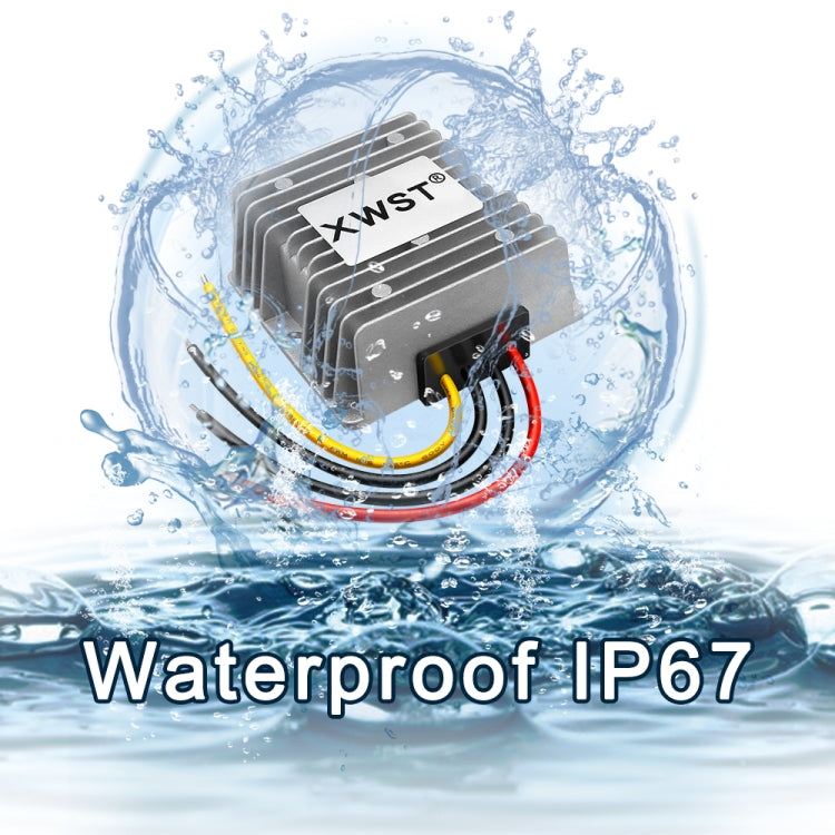 XWST DC 12/24V To 5V Converter Step-Down Vehicle Power Module, Specification: 12/24V To 5V 30A Large Aluminum Shell