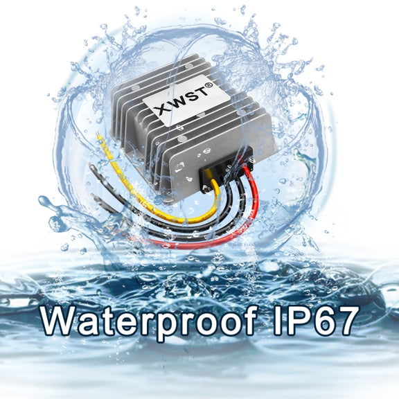 XWST DC 12/24V To 5V Converter Step-Down Vehicle Power Module, Specification: 12/24V To 5V 30A Large Aluminum Shell
