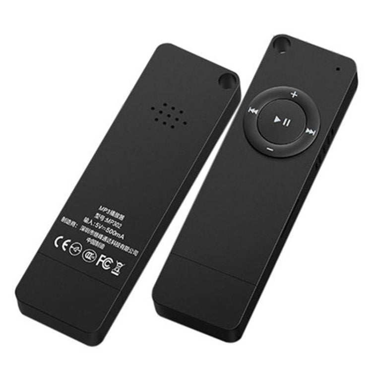XT02 U Disk Style MP3 Music Player, Memory Capacity: Bluetooth Set(Black)