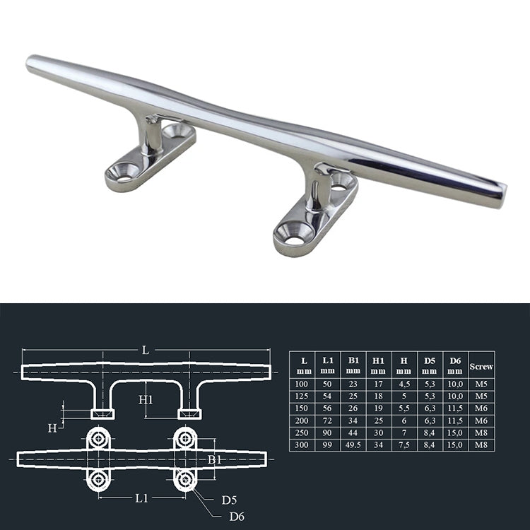 Light Round Cable Bolt 316 Stainless Steel Clevis Cable Bolt, Specification: 125mm 5inch
