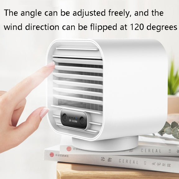 Desktop Cooling Fan USB Portable Office Cold Air Conditioning Fan, Colour: M302 Girl Pink