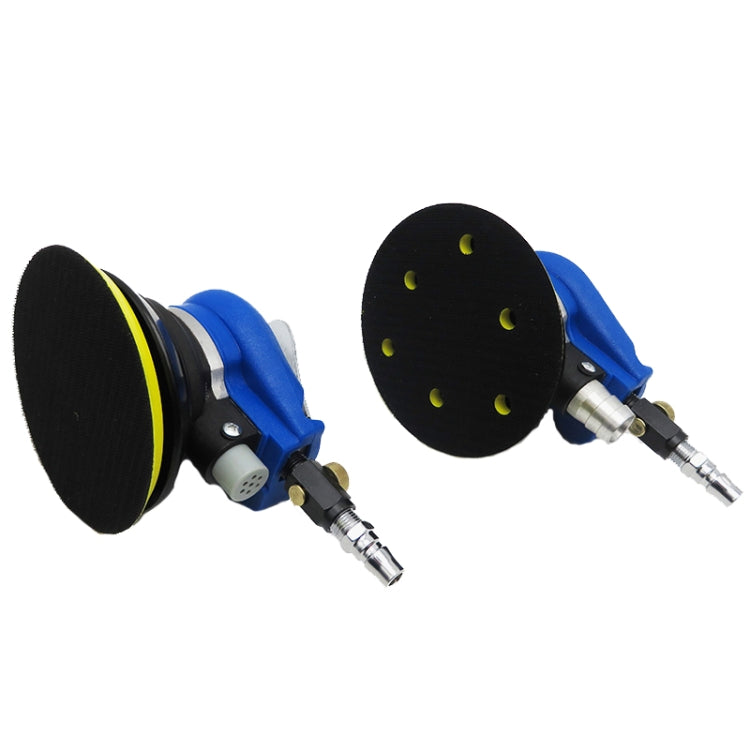 Pneumatic Sandpaper Machine Car Polishing Machine Grinding Machine Waxing Machine, Model: 5inch Vacuum