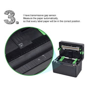 Xprinter XP-108B 4 Inch 108mm Label Printer Thermal Barcode Printer , Model: USB + Bluetooth Version