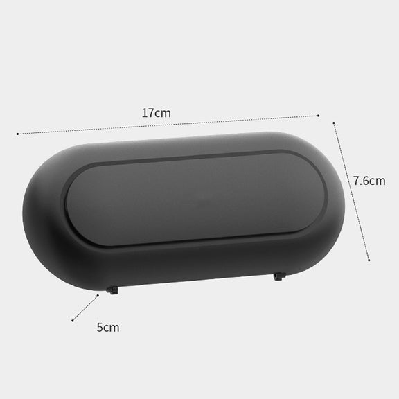 Car Glasses Case Multi-Function Automobile Inner Visor Storage Card(Black)