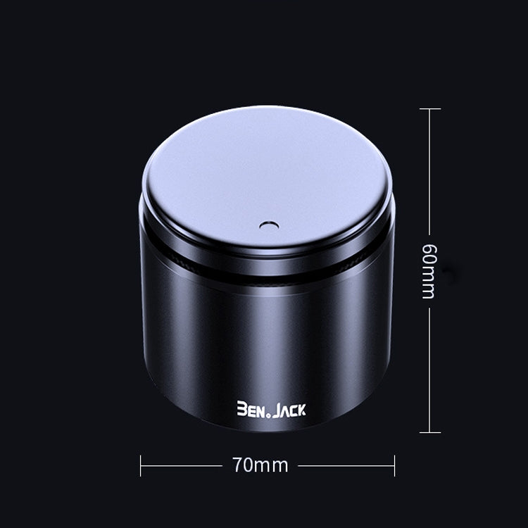 BEN.JACK Ashtray With Cover Personality Multi-Function Universal Car Ashtray(Silver)
