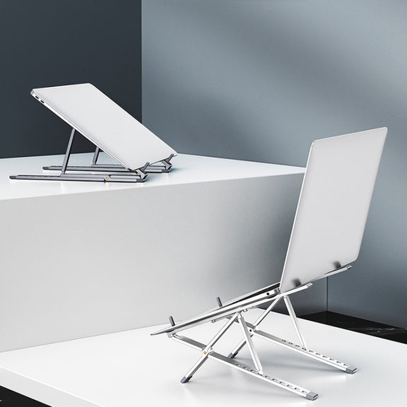 Oatsbasf Z02 Laptop Increasing Cooling Bracket Aluminum Alloy Desktop Adjustable Bracket(Silver)