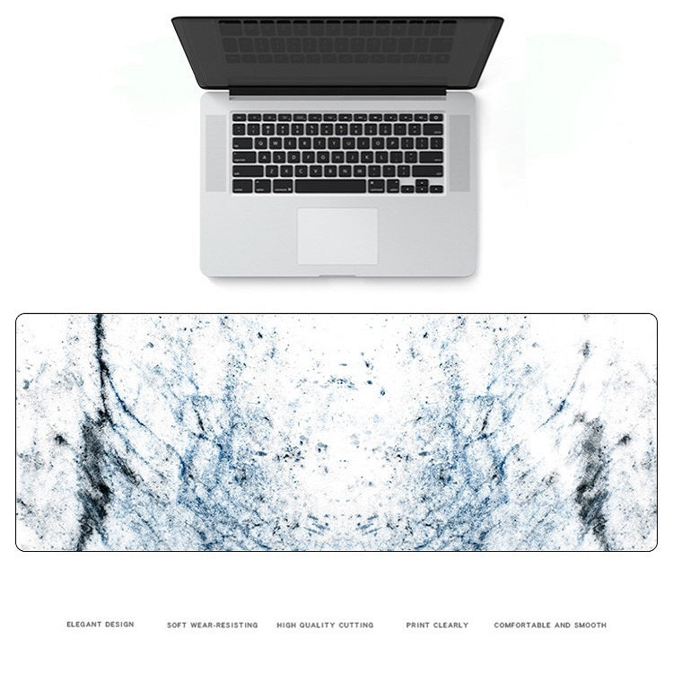 400x900x4mm Marbling Wear-Resistant Rubber Mouse Pad(Mountain Ripple Marble)