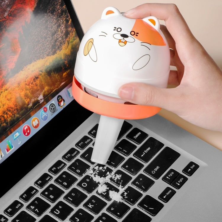 M18 USB Portable Mini Vacuum Cleaner Desktop Keyboard Handheld Cleaner(Hamster)