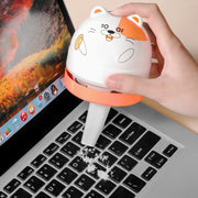 M18 USB Portable Mini Vacuum Cleaner Desktop Keyboard Handheld Cleaner(Hamster)