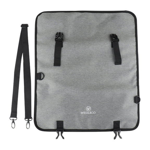 WESSLECO Chef Knife Tool Storage Bag Oxford Cloth Knife Bag(Gray)