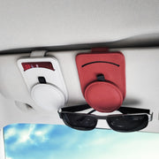 538 Car Glasses Clip Car Sun Visor Card Storage Clip(Gray)