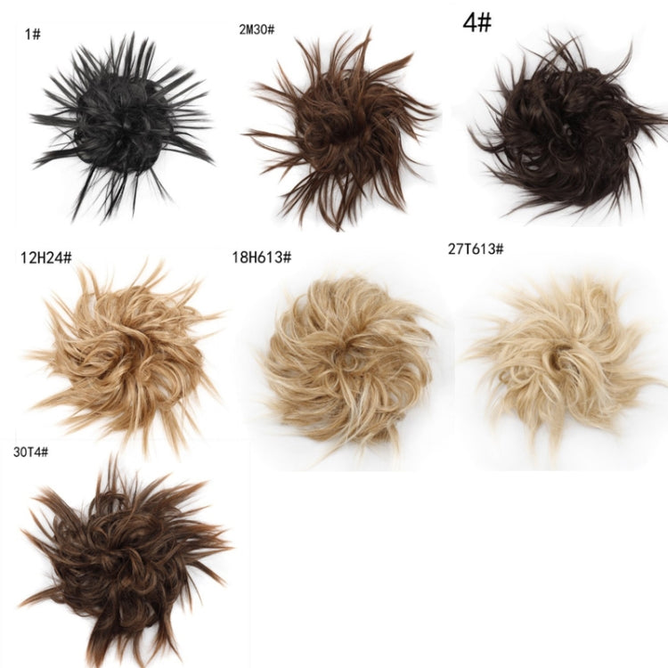 Personality Messy Cocktail Hair Circle Wig Curly Hair Circle(Q17-27T613)