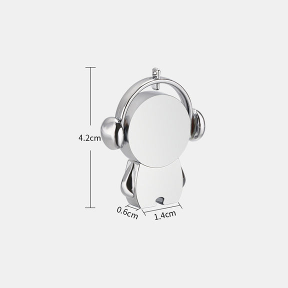 Y01 Metal Musician Car Cartoon Style U Disk, Capacity: 16GB(Silver)
