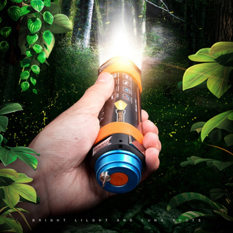 T15 Outdoor LED Camping Light Multi-Function Emergency IP68 Water-resistant Flashlight with Mosquito Repellent / Warning Function