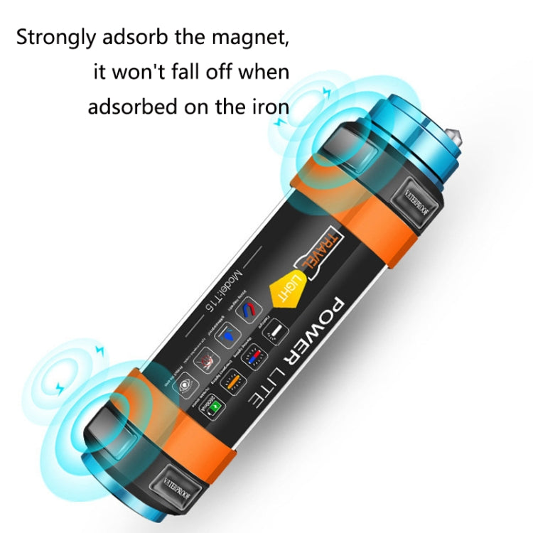 T30 Outdoor LED Camping Light Multi-Function Emergency IP68 Water-resistant Flashlight with Mosquito Repellent / Warning Function