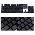104-Keys Two-Color Mold Transparent PBT Keycap Mechanical Keyboard(Dark Grey) - Wired Keyboard by PMC TechLife | Online Shopping South Africa | PMC TechLife | Buy Now Pay Later Mobicred