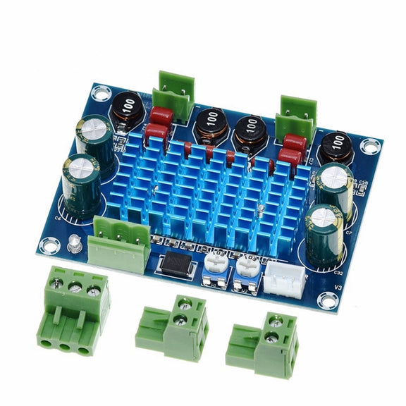 HW-447 High Power Digital Power Amplifier Board TPA3116D2 Chassis Dedicated Plug-in 5-28V Output 120W