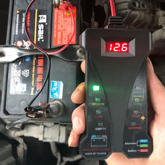 12V Three-In-One Battery Tester Digital Display Tester