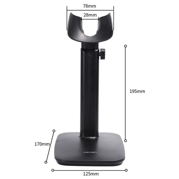 Deli 15130 Wireless Scanner Adjustable ABS Bracket