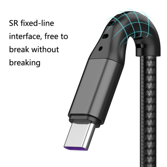 2 PCS ZZ034 USB To 8 Pin + USB-C / Type-C + Micro USB 3 In 1 Fast Charging Cable, Style: Mini-Blue