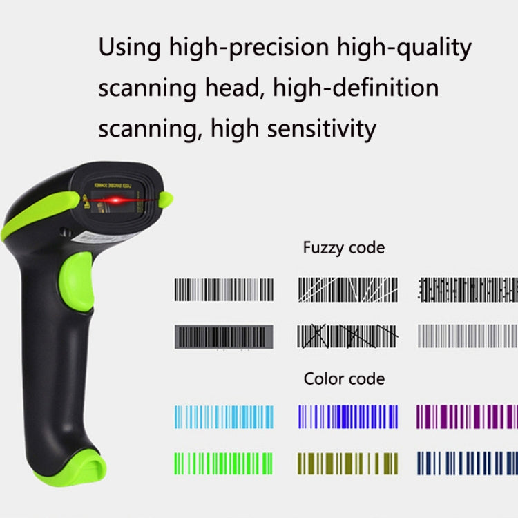 Laser Wireless Scanner Bluetooth Scanner Supermarket Express Scanner, Model: 3100 (2D) Two-dimensional Bluetooth