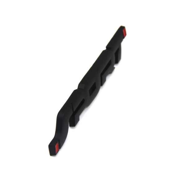 6 PCS  Metal 3D Stereo Car Sticker Modified Sport Tail Sticker Body Sticker(Red)
