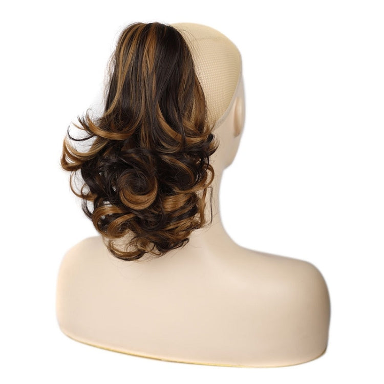 Women Curly Hair Short Ponytail Wig With Shark Clip(22M613 #)
