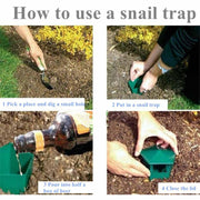 Snail Trap Garden Vegetable Garden Snail Trap Physically Kill Snail Cage,Style: Pentagon