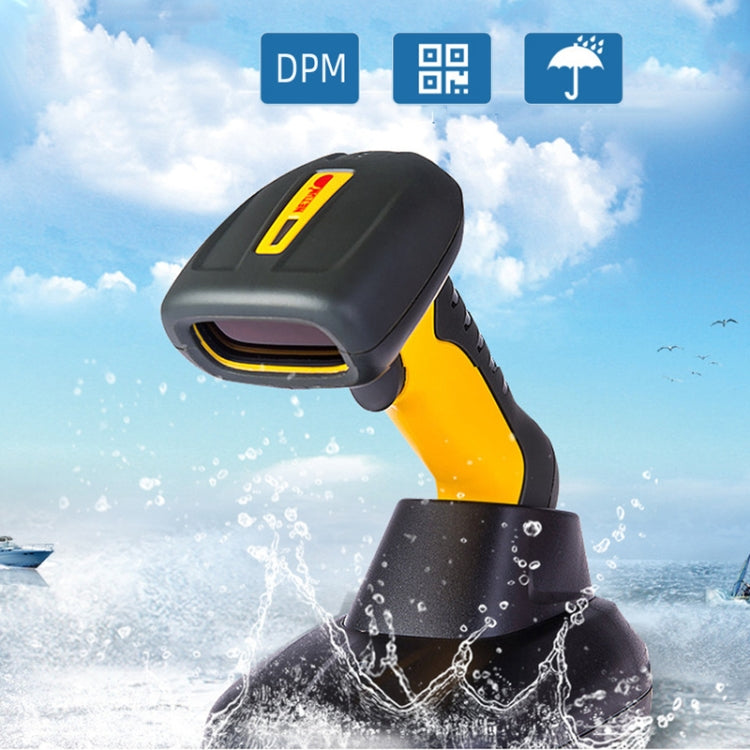 NETUM DPM Water-resistant Industrial Barcode Scanner With Storage Barcode QR Code Scanner, Specification : Wireless