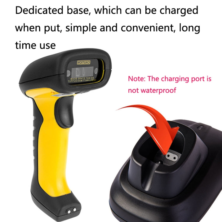 NETUM DPM Water-resistant Industrial Barcode Scanner With Storage Barcode QR Code Scanner, Specification : Wireless