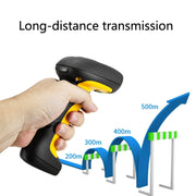 NETUM DPM Water-resistant Industrial Barcode Scanner With Storage Barcode QR Code Scanner, Specification : Wireless