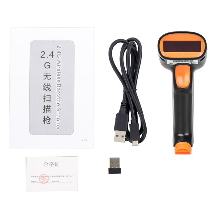 Express Barcode Scanner With Storage USB Wireless Scanner, Specification： Two-dimensional