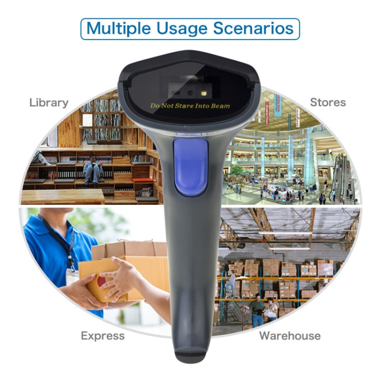 NETUM High-Precision Barcode QR Code Wireless Bluetooth Scanner, Model: Wired
